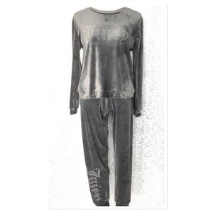 JUICY COUTURE Velour Pajamas Sleepwear Jogger Loungewear Set
